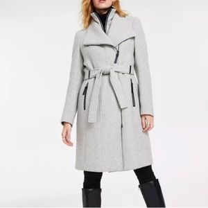 Calvin Klein Belted Wrap Coat